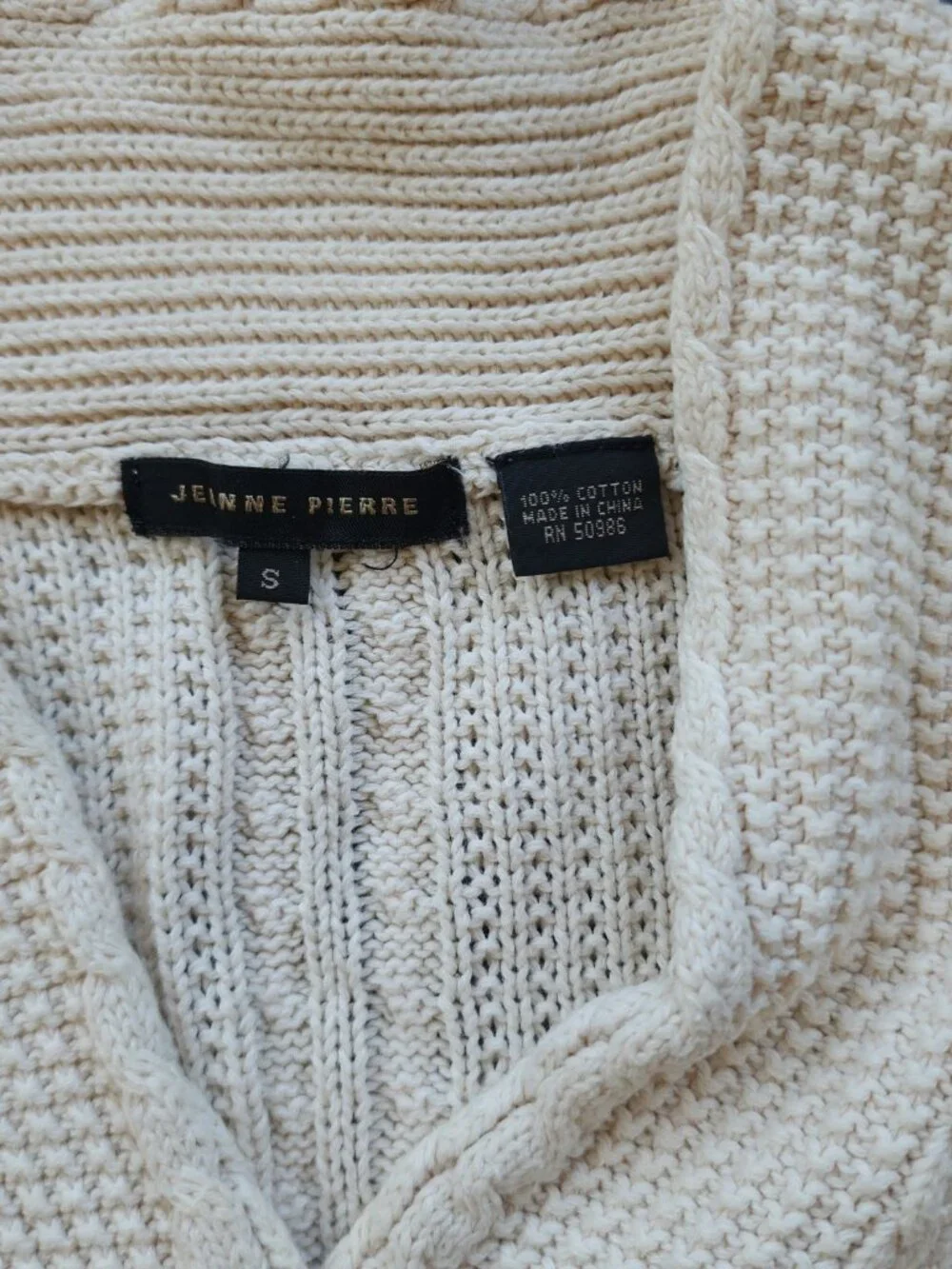 Cotton Fisherman Knit Sweater